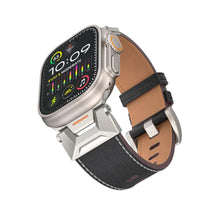 Lade das Bild in den Galerie-Viewer, Lederarmband-Ultra-Schwarz