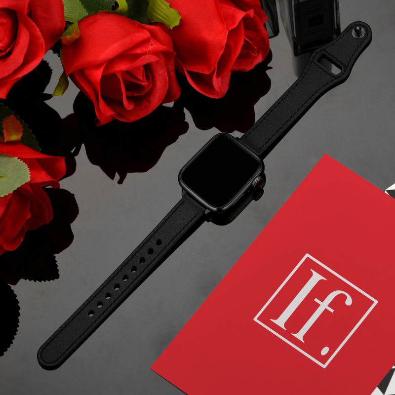 Leder-Classic-Slim-Schwarz