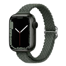 Lade das Bild in den Galerie-Viewer, geflochten-duenn-olivegruen