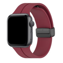 Lade das Bild in den Galerie-Viewer, silikon-magnet-weinrot