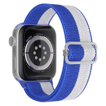 Lade das Bild in den Galerie-Viewer, elastic-blau-weiss
