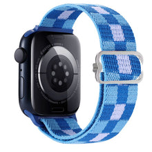 Lade das Bild in den Galerie-Viewer, elastik-blau-pattern
