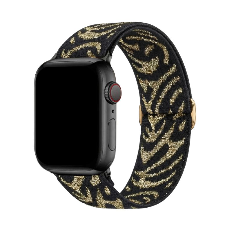 Elastik-Shiny-Glamour-Zebra-Gold