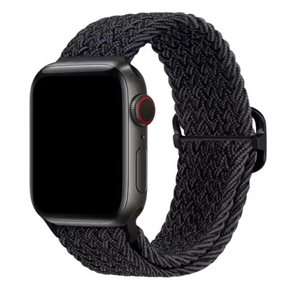 Geflochten-Meliert-Schwarz