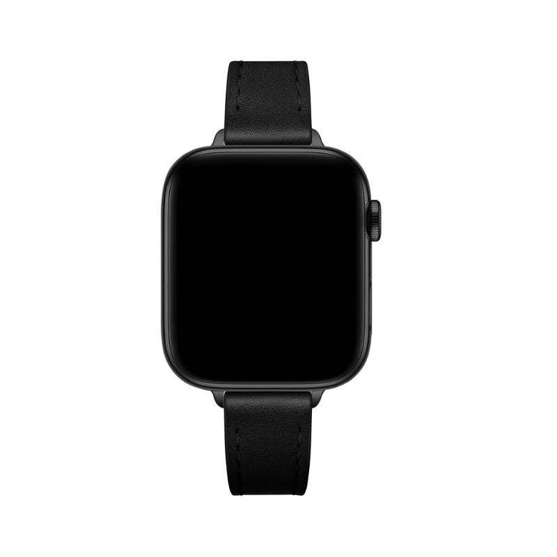 Leder-Classic-Slim-Schwarz