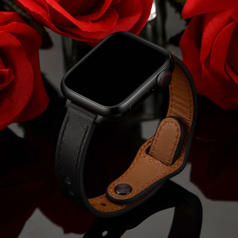 Leder-Classic-Slim-Schwarz