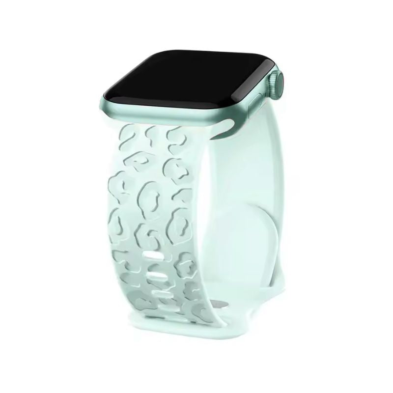 Graviertes-Silikon-Leo-Teal