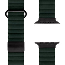 Lade das Bild in den Galerie-Viewer, lederarmband-magnet-gruen

